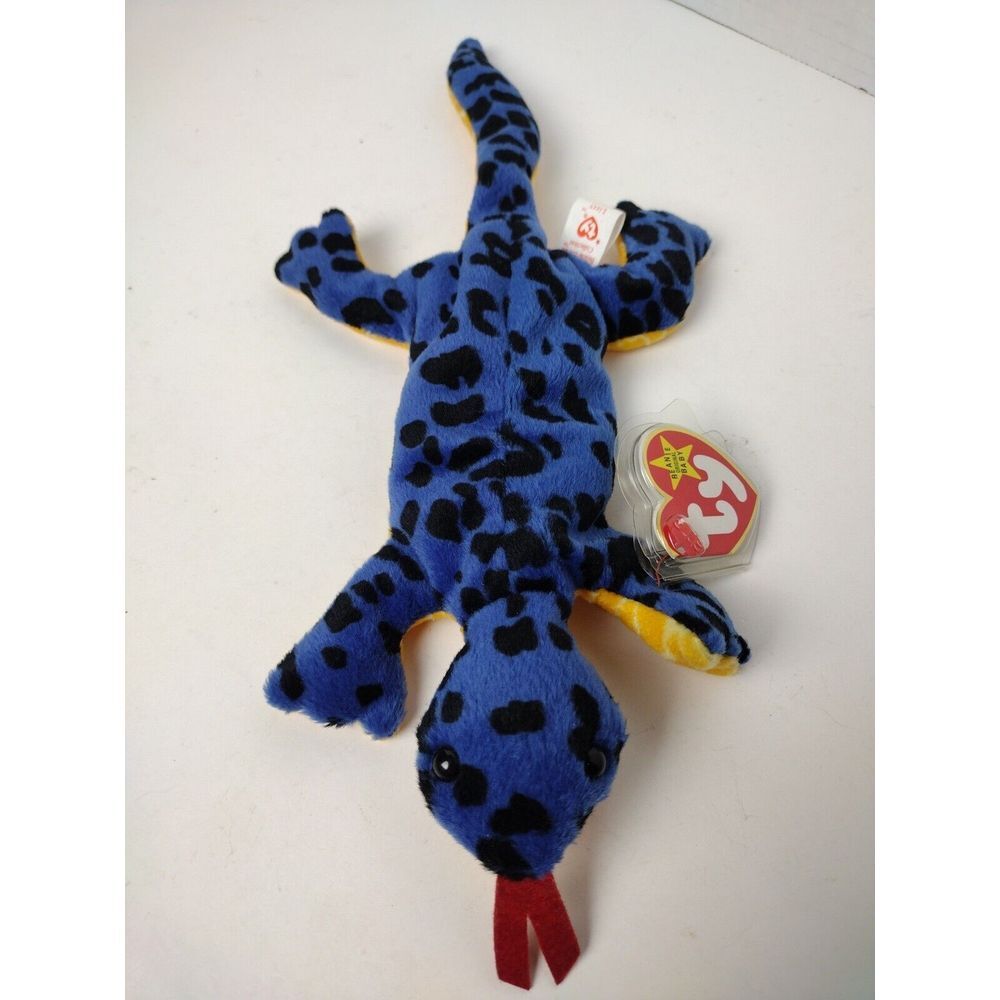 LIZZY the LIZARD 🦎 3rd GEN Hang Tag 2nd GEN Tush 🦎 TY Beanie Baby
